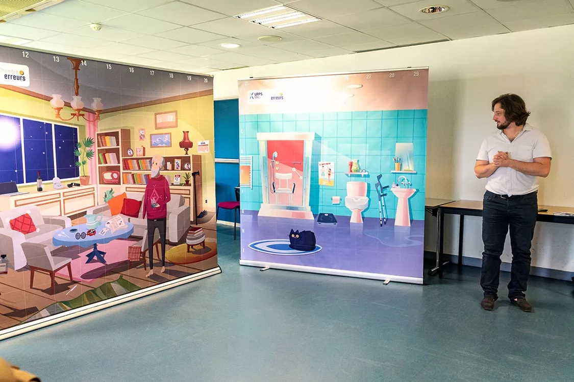 Journée départementale d'Indre-et-Loire : présentation du dispositif "la chambre des erreurs", URPS MKL Centre-Val de Loire.